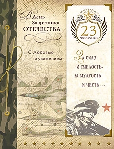В день защитника Отечества 